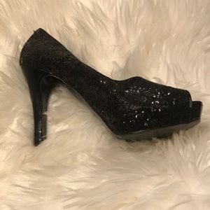 Nine West glitter pumps